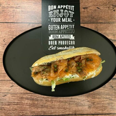 Broodje Gerookte Zalm met Roomkaas